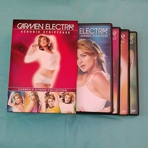 Carmen Electra's Aerobic Striptease Fitness Collection Complete DVD Box …